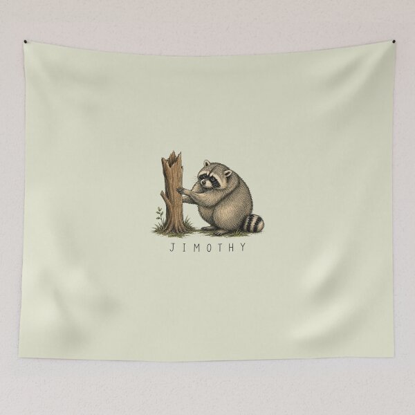 Item preview, Funny Jimothy Raccoon Viral designed and sold by sentfromemily.