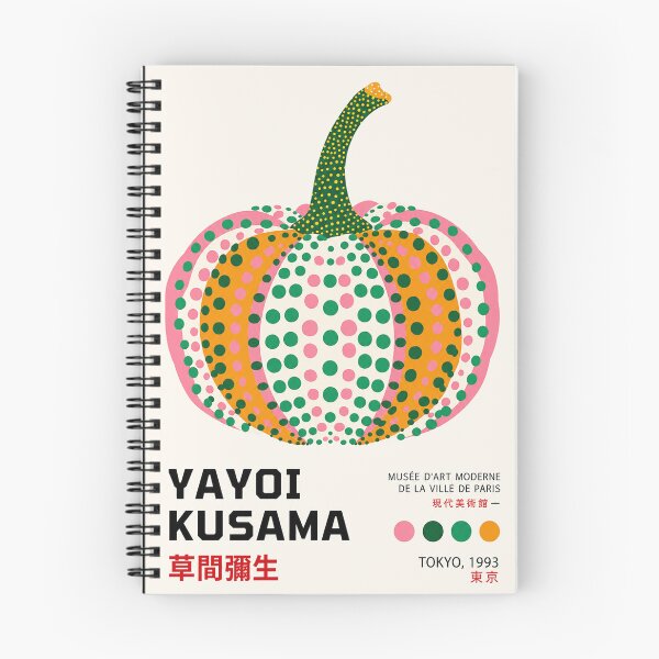 Item preview, Yayoi Kusama Pumpkin Poster 1993 - Iconic Polka Dot Orange Pumpkin Wall Art Print, Tokyo Paris Museum designed and sold by scrambledpeg.