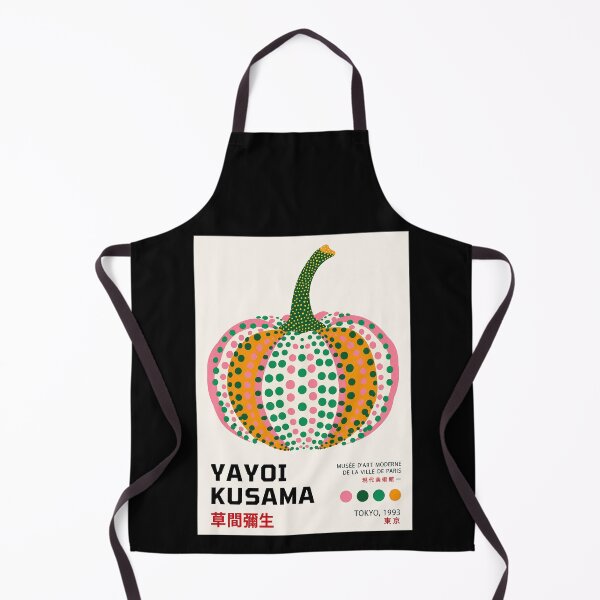 Item preview, Yayoi Kusama Pumpkin Poster 1993 - Iconic Polka Dot Orange Pumpkin Wall Art Print, Tokyo Paris Museum designed and sold by scrambledpeg.