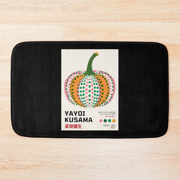 Item preview, Yayoi Kusama Pumpkin Poster 1993 - Iconic Polka Dot Orange Pumpkin Wall Art Print, Tokyo Paris Museum designed and sold by scrambledpeg.