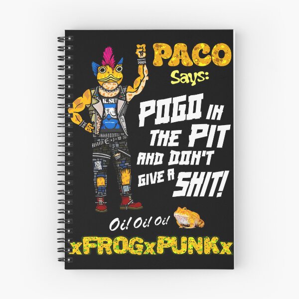 Item preview, Paco Frog Pogo In The Pit Punk Mascot designed and sold by shakilsk.