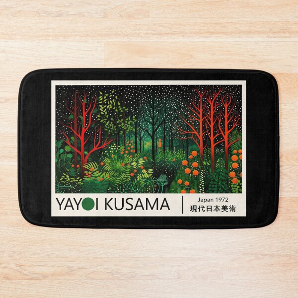 Item preview, Yayoi Kusama Red Tree Forest Poster 1972 - Japan Modern Art Wall Print, Vibrant Night Landscape Decor designed and sold by HappyGrandmaUB.