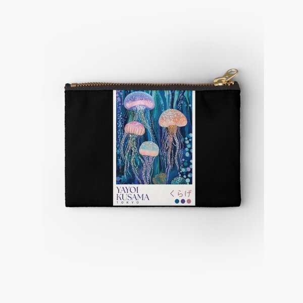Item preview, Yayoi Kusama Jellyfish Poster - Pink Purple Glowing Jellyfish Wall Art Print, Tokyo Ocean Decor designed and sold by MorningJoco.