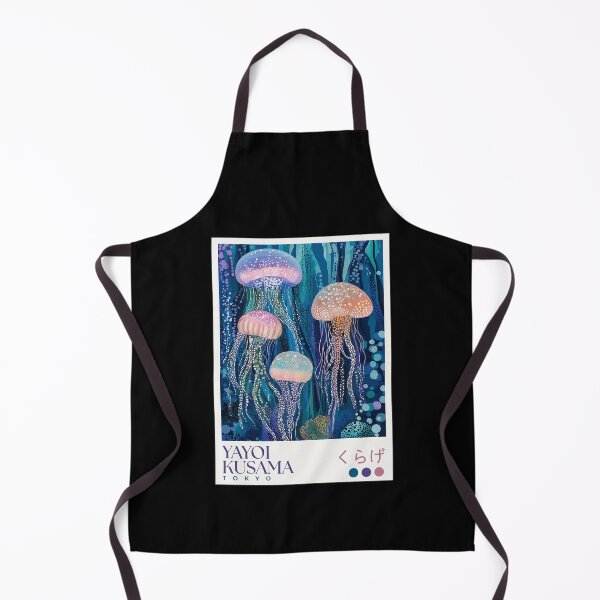 Item preview, Yayoi Kusama Jellyfish Poster - Pink Purple Glowing Jellyfish Wall Art Print, Tokyo Ocean Decor designed and sold by MorningJoco.