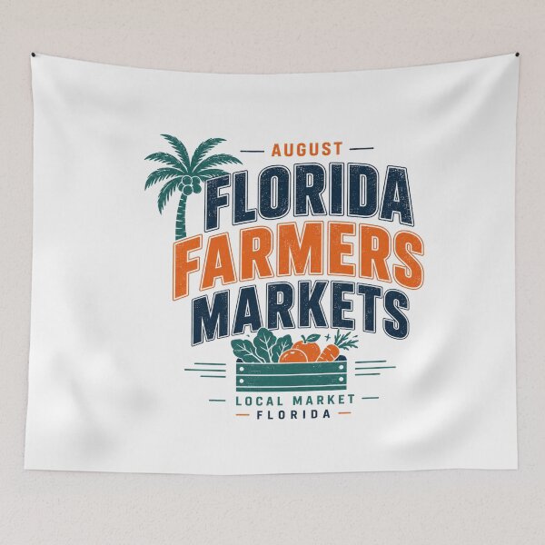 Item preview, Florida Farmers Market Community Event Design designed and sold by Combat Skies.
