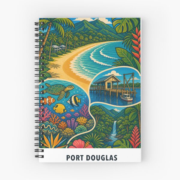 Item preview, Four Mile Beach Reef and Daintree Rainforest designed and sold by Print My Town.