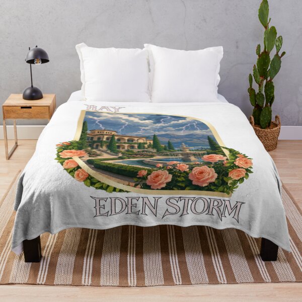 Item preview, Eden Storm | Luxury Garden and Thunderstorm Aesthetic Art Design designed and sold by RAYapparel.
