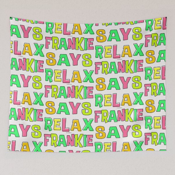 Item preview, Frankie Says Relax Neon Retro designed and sold by Normbot2000.
