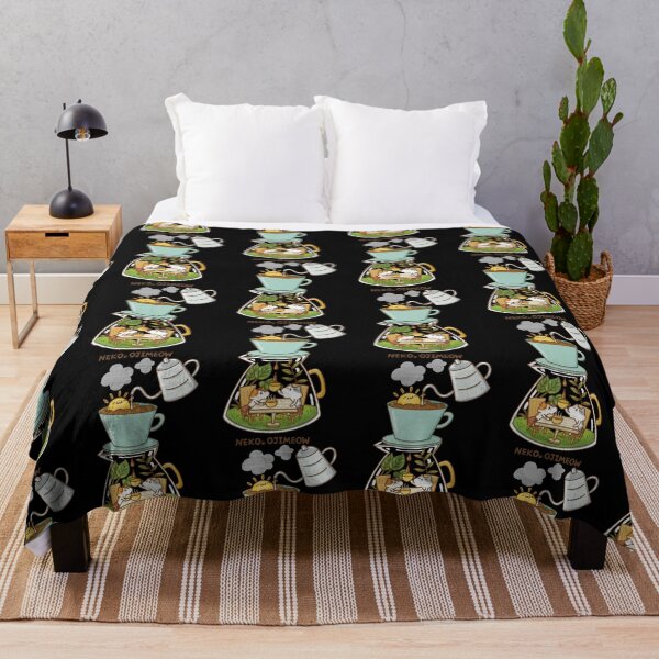Item preview, Coffee Every Day Cute Kawaii Cat Stacked Cups Art designed and sold by Nekoojimeo.
