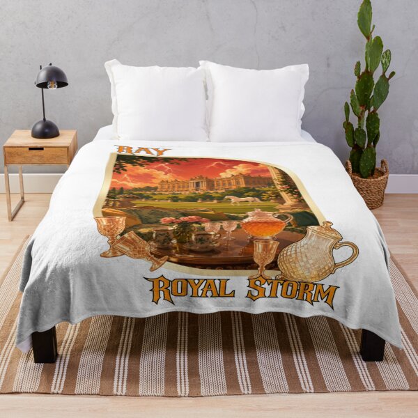 Item preview, Storm Estate Vintage Landscape Art | Luxury Mansion Thunderstorm Aesthetic Design designed and sold by RAYapparel.