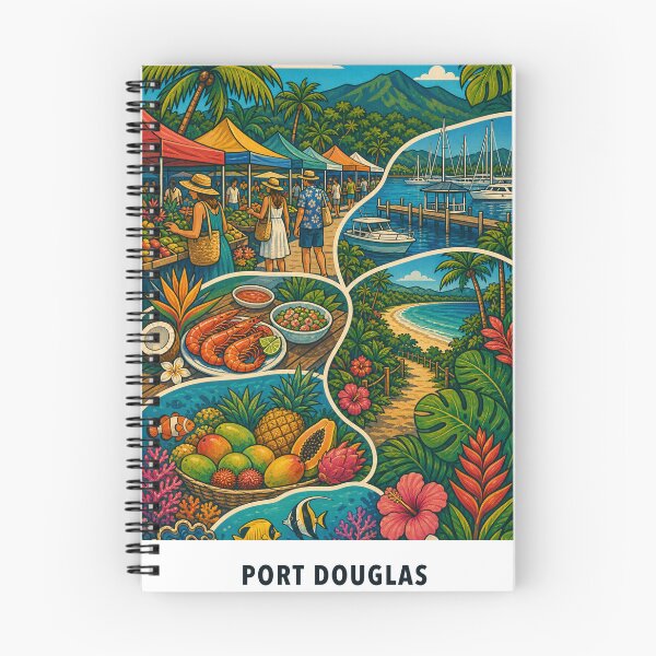 Item preview, Port Douglas Sunday Markets Marina and Beach designed and sold by Print My Town.