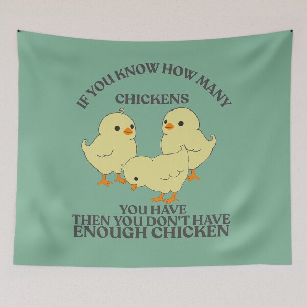 Item preview, To many chicken  designed and sold by TaraPen.