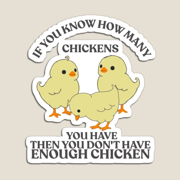 Item preview, To many chicken  designed and sold by TaraPen.