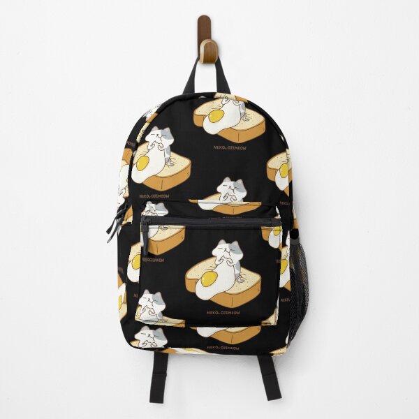 Item preview, Egg And Toast Cat Cute Kawaii Breakfast Food Design designed and sold by Nekoojimeo.