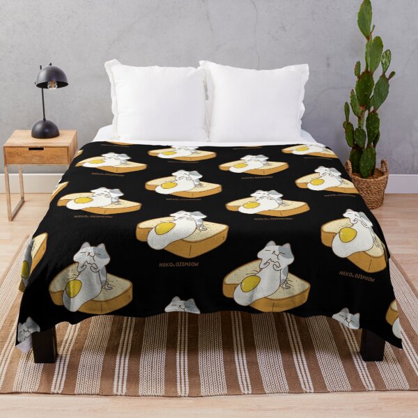 Item preview, Egg And Toast Cat Cute Kawaii Breakfast Food Design designed and sold by Nekoojimeo.