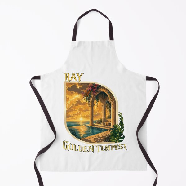 Item preview, Golden Tempest Luxury Coastal Storm Aesthetic Vintage Landscape Art T-Shirt designed and sold by Luna Haven.