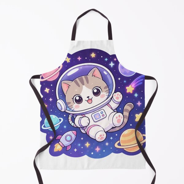 Item preview, Kitten Astronaut Floating in Space designed and sold by Vexorask.