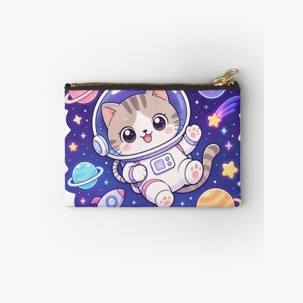 Item preview, Kitten Astronaut Floating in Space designed and sold by Vexorask.