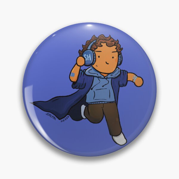 Item preview, Sherlock Podcast Holmes with Headphones sherlock&co designed and sold by tisme_salpal.