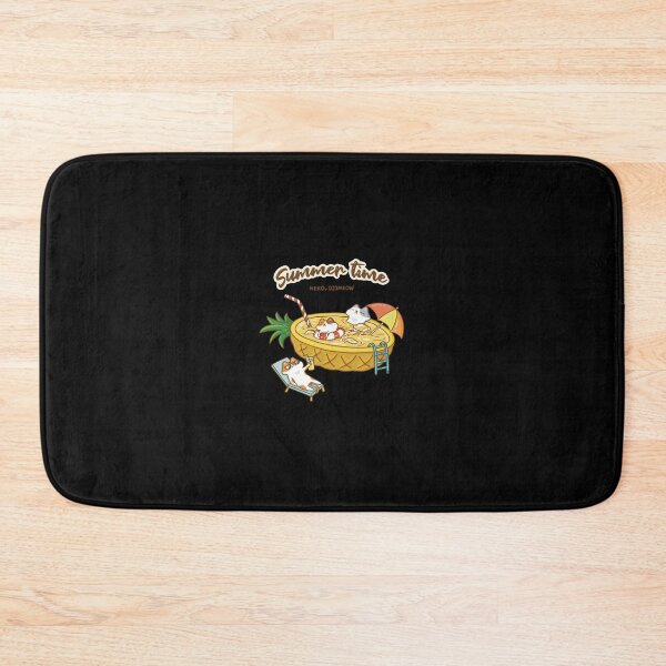Item preview, Pineapple Pool Cute Kawaii Cat Summer Vacation Design designed and sold by Nekoojimeo.