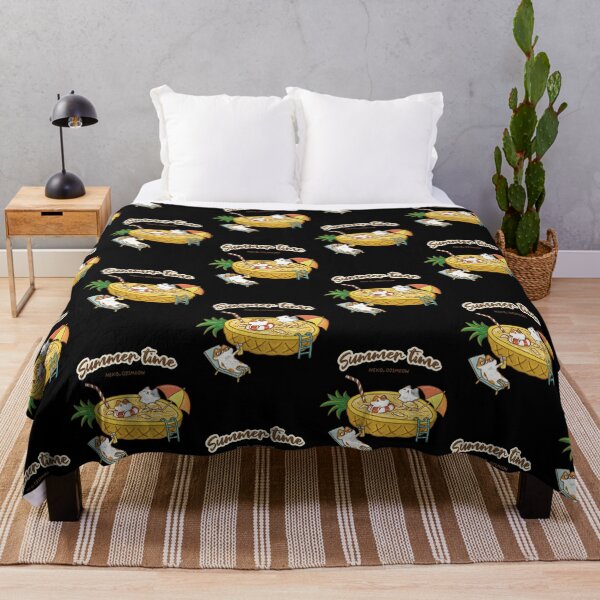 Item preview, Pineapple Pool Cute Kawaii Cat Summer Vacation Design designed and sold by Nekoojimeo.