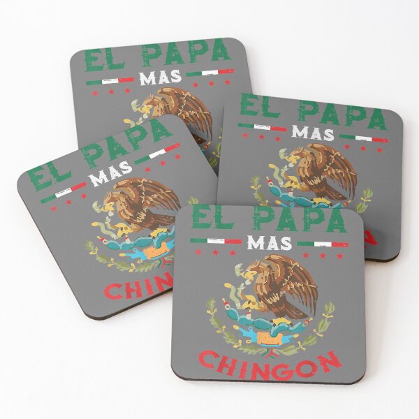 Item preview, El Papa Mas Chingon Mexican Flag Eagle Fathers Day Dad Men designed and sold by KristineLi.