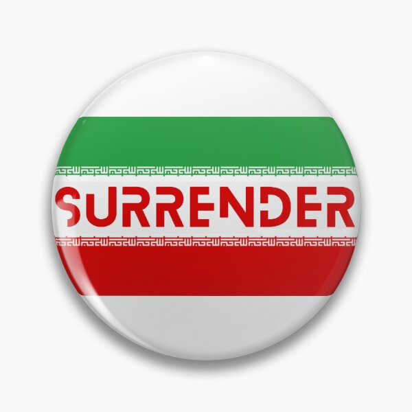 Item preview, Surrender Iran;: designed and sold by StickerApe.