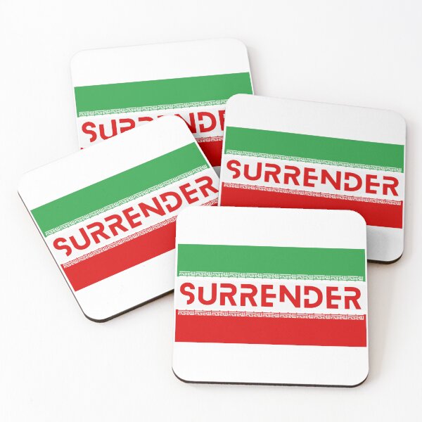 Item preview, Surrender Iran;: designed and sold by StickerApe.