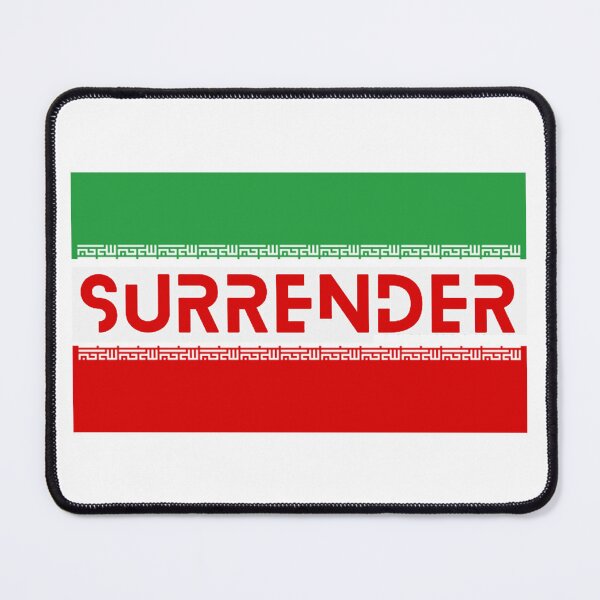 Item preview, Surrender Iran;: designed and sold by StickerApe.