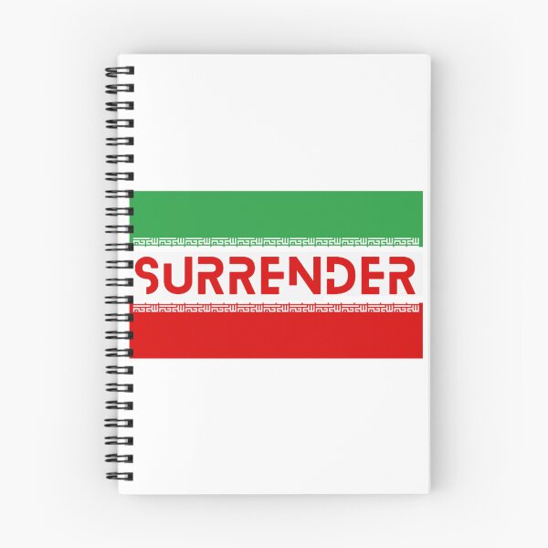 Item preview, Surrender Iran;: designed and sold by StickerApe.