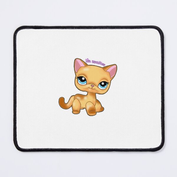 Item preview, Lps Cat I’m sensitive sticker designed and sold by AbsurdSketch.