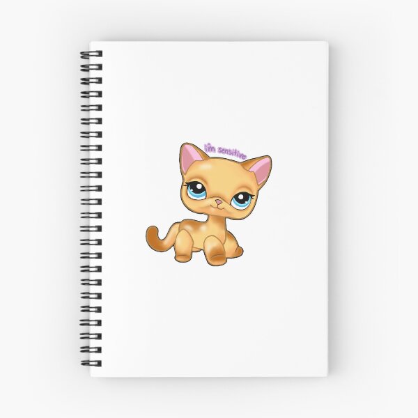 Item preview, Lps Cat I’m sensitive sticker designed and sold by AbsurdSketch.