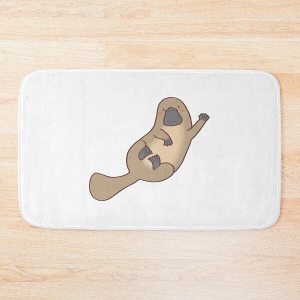 Item preview, Cute Platypus Kawaii Swimming Australian Wildlife designed and sold by Ballooonfisher.