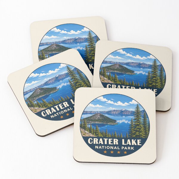 Item preview, Crater Lake National Park Orego Retro Design designed and sold by Gideon Emmerich.