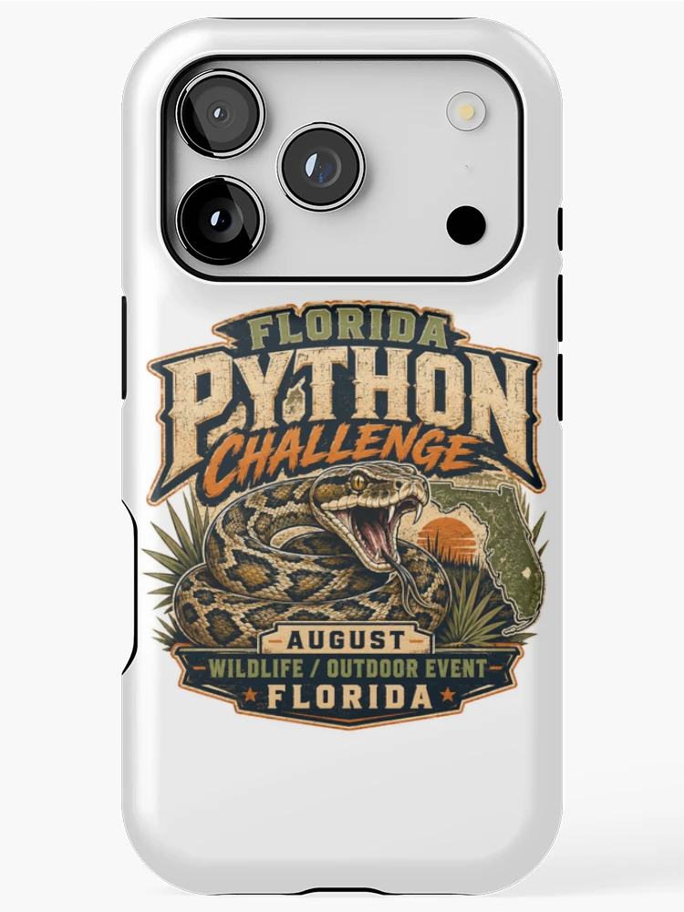 Thumbnail 1 of 4, iPhone Case, Florida Python Challenge Outdoor Adventure Event designed and sold by IRON WINGS /USAF.