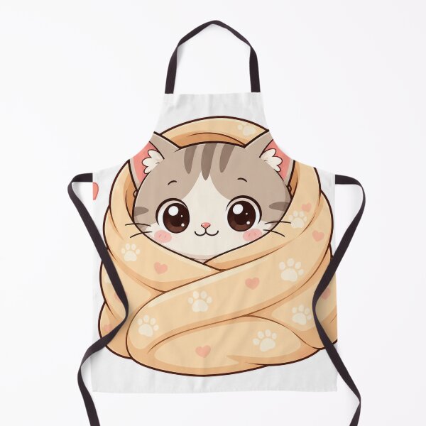 Item preview, Cute Cat – Kitten Wrapped as a Cozy Burrito designed and sold by Vexorask.