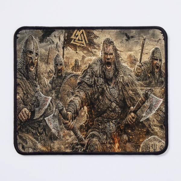 Item preview, Epic Viking Battle | Norse Warriors, Valhalla, Runes & Dark Pagan Art designed and sold by Alchemy Forge.