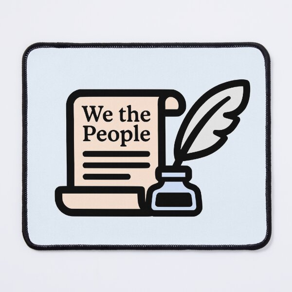 Item preview, We the People – U.S. Constitution Feather Pen Icon | History Teacher & Student Design designed and sold by American Spirit.