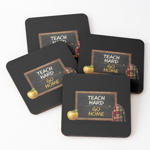 Item preview, Teach Hard Go Home Back to School Funny Teacher Gift designed and sold by Zizo-DR44.