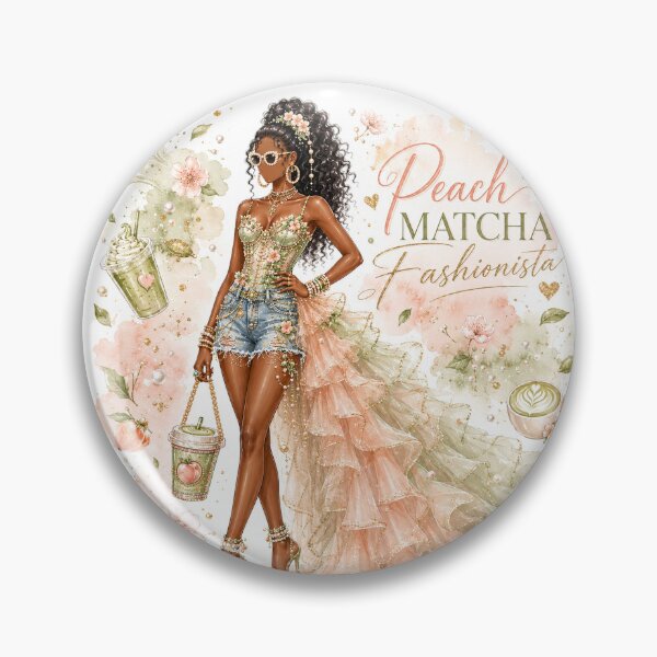Item preview, Peach Matcha Latte Fashionista designed and sold by K3DreamKreations .