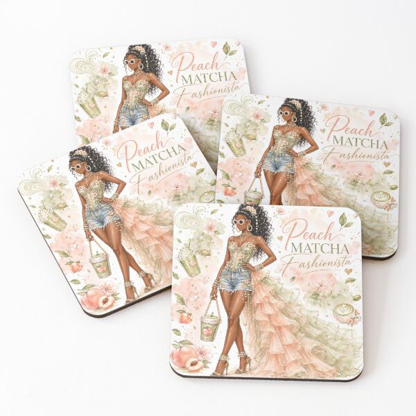 Item preview, Peach Matcha Latte Fashionista designed and sold by K3DreamKreations .