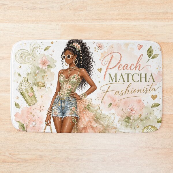 Item preview, Peach Matcha Latte Fashionista designed and sold by K3DreamKreations .