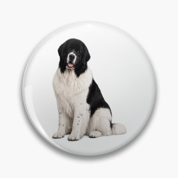 Item preview, Newfoundland Dog Black and White designed and sold by BackgroundND.