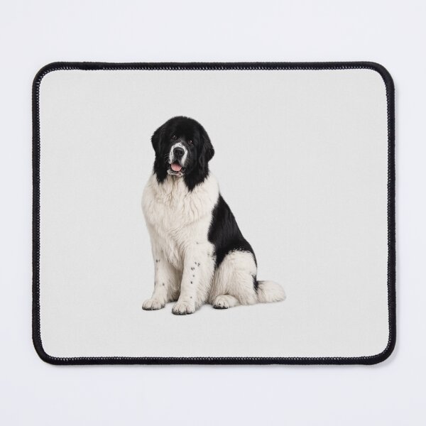 Item preview, Newfoundland Dog Black and White designed and sold by BackgroundND.