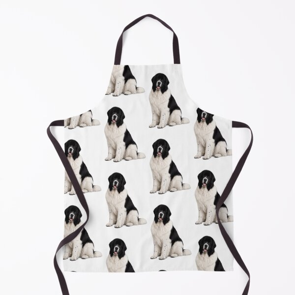 Item preview, Newfoundland Dog Black and White designed and sold by BackgroundND.