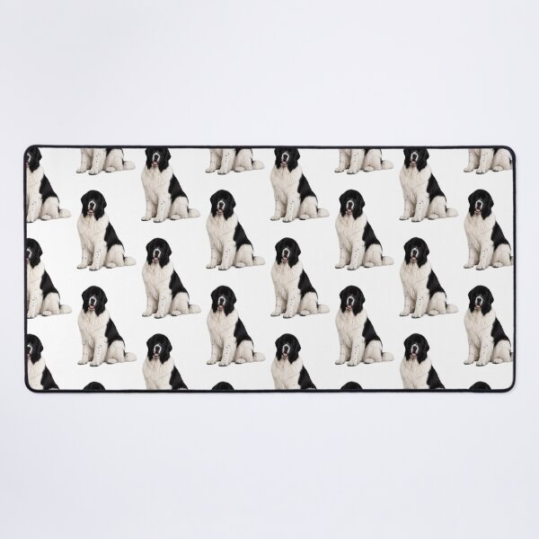 Item preview, Newfoundland Dog Black and White designed and sold by BackgroundND.