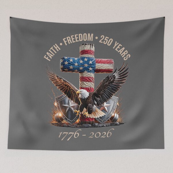 Item preview, Faith Freedom 250 Years 250th Anniversary USA Independence designed and sold by KristineLi.
