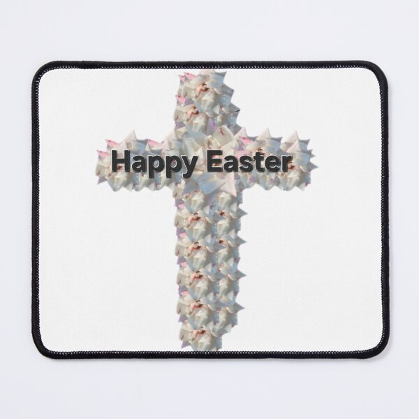 Item preview, Happy Easter white rose cross designed and sold by gracehopelove.