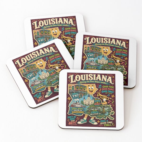 Item preview, Louisiana Livin designed and sold by 5PointsDigital.
