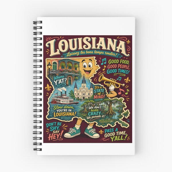 Item preview, Louisiana Livin designed and sold by 5PointsDigital.
